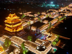 山东莒国古城文旅夜游灯光   ，百万余人共赏千年雅韵